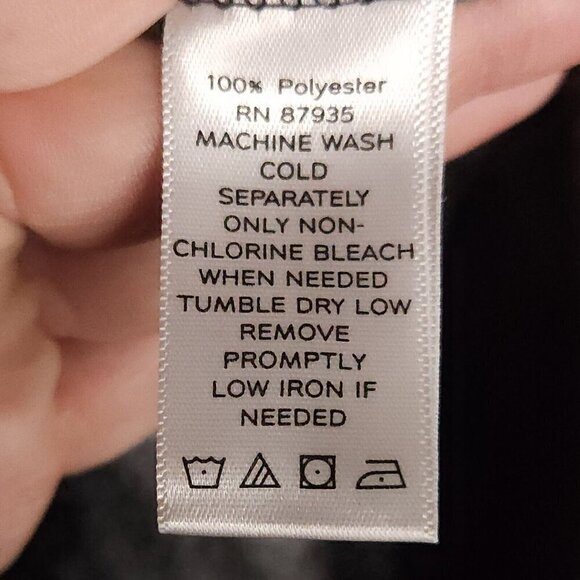 Susan Graver Womens Plus Grey Animal Print Fleece Jacket 2X - Picture 6 of 6